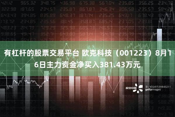 有杠杆的股票交易平台 欧克科技（001223）8月16日主力资金净买入381.43万元