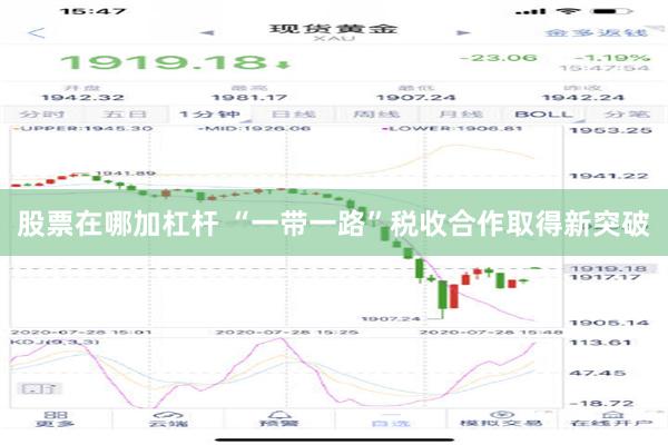 股票在哪加杠杆 “一带一路”税收合作取得新突破